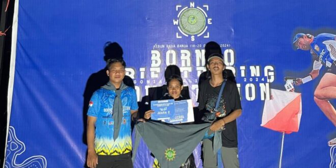 Mapala UMPR Raih Juara 2 Lomba Fun Borneo Orientering Competition 2024 Regional Kalimantan