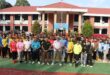Olahraga Bersama Forkopimda, Kapolres Bartim Menangkan Pertandingan Tenis Meja