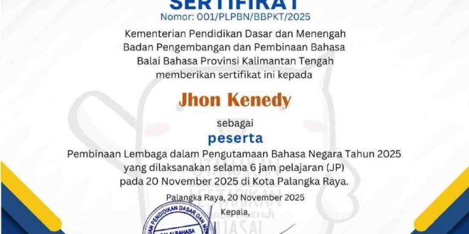 Media Harus jadi Teladan, IPJI Kalteng Dorong Pengutamaan Bahasa di Ruang Publik