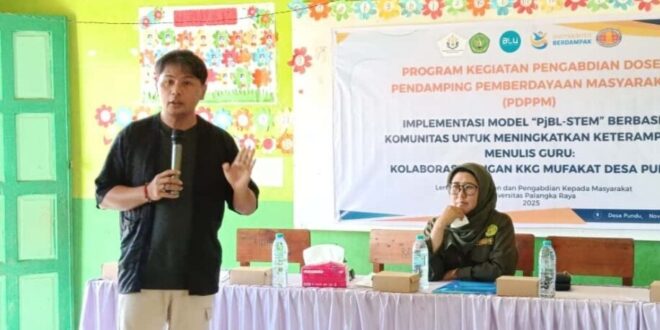 LPPM UPR Genjot Literasi Profesional Guru Lewat Pelatihan PjBL – STEM di Kotim