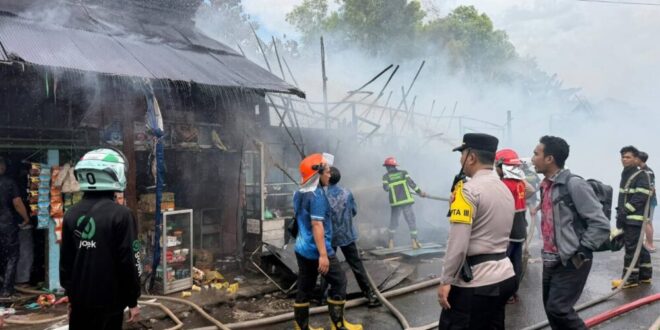 Si Jago Merah Mengamuk, 9 Toko Kayu di Palangka Raya Ludes Terbakar