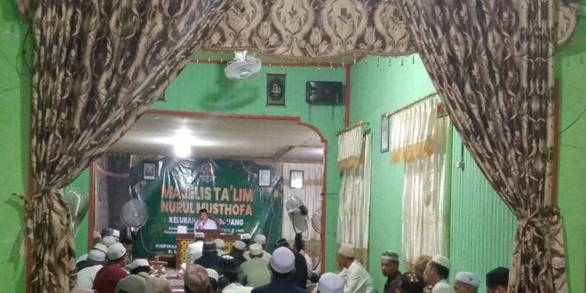 Majelis Taklim Nurul Musthofa Bangkuang Gelar Pengajian Penutup Jelang Ramadan