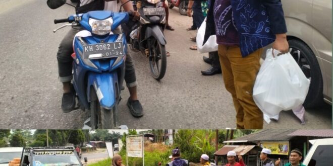Aksi Sosial Ramadan, Tokoh Banjar di Sampit Bagikan 1.000 Takjil untuk Pengguna Jalan
