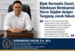 Bijak Bermedia Sosial, Kebebasan Berekspresi Harus Sejalan dengan Tanggung Jawab Hukum