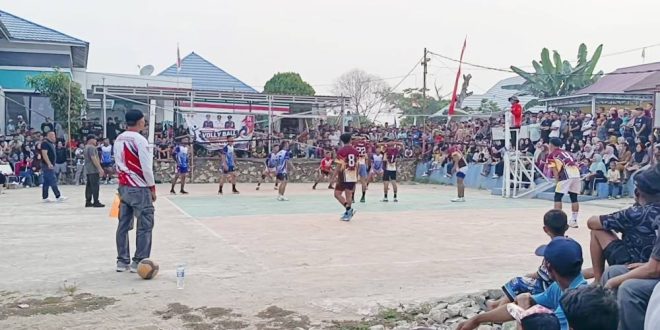 Pertarungan Empat Set, Yon TP 924 Tamiang Layang Kunci Gelar Juara Voli Karau Kuala