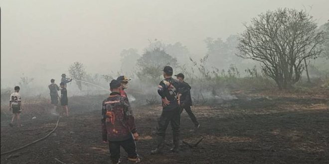Dedikasi Tim Karhutla Karau Kuala Tuai Apresiasi Warga